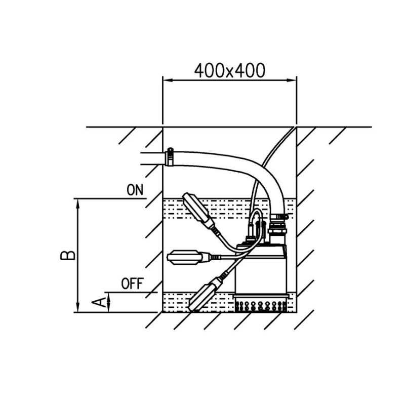 Pompe vide-cave automatique 10,2 m³/h – Ebara Best One MA
