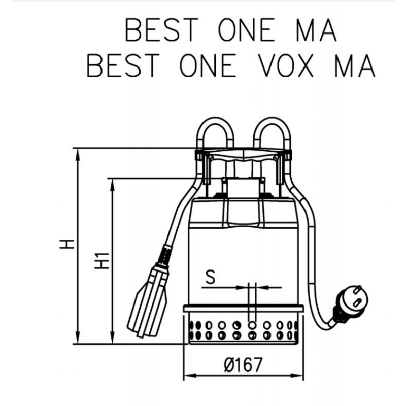 Pompe vide-cave automatique 10,2 m³/h – Ebara Best One MA