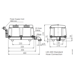 Compresseur Thomas LW-300 – 350 L/min – IP54