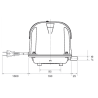 Compresseur 82 L/min silencieux pour aération 230 V