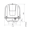 Compresseur 82 L/min silencieux pour aération 230 V