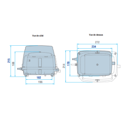 Compresseur microstation 80 L/min – Nitto Kohki LA-80ECO