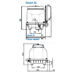 Compresseur 190 L/min pour microstation – Secoh JDK-S-120