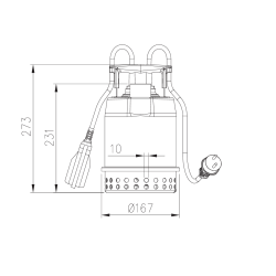 Pompe vide-cave automatique inox Ebara Optima MA – 9 m³/h