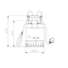 Pompe vide-cave automatique inox Ebara Optima MA – 9 m³/h