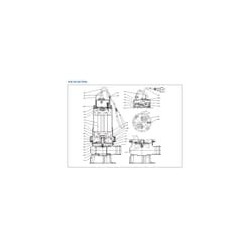 Pompe submersible 48 m³/h – Ebara DW VOX 75 MA