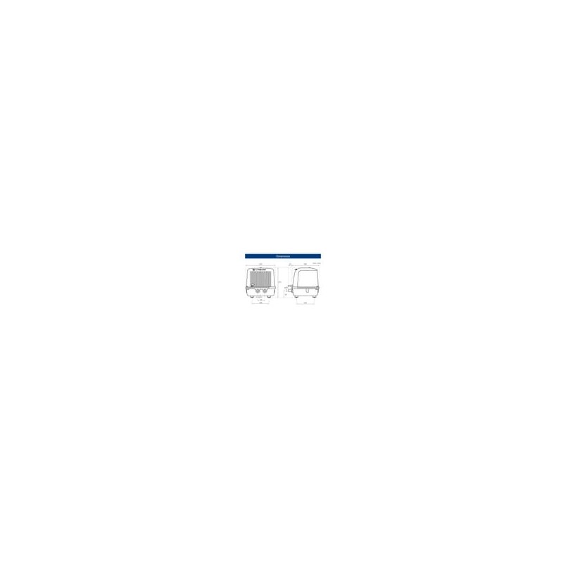 Compresseur double sortie silencieux pour microstation