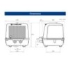 Compresseur double sortie silencieux pour microstation