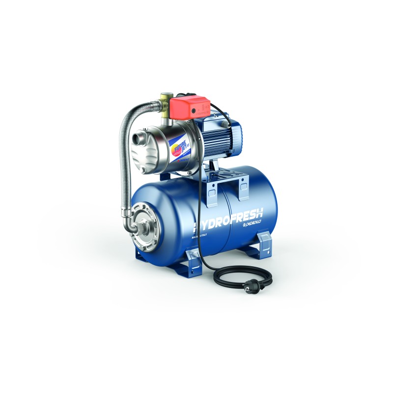 Surpresseur domestique inox avec réservoir 24 L – Débit 7,2 m³/h