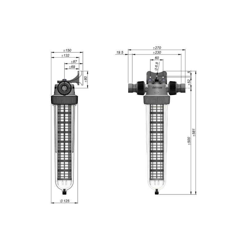 Cintropur NW 32 – Filtre anti sédiments 25 µm – eau potable, réseau 1″1/4