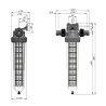 Cintropur NW 32 – Filtre anti sédiments 25 µm – eau potable, réseau 1″1/4