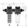Cintropur NW 25 DUO – Double filtration tamis + charbon actif – 25 µm
