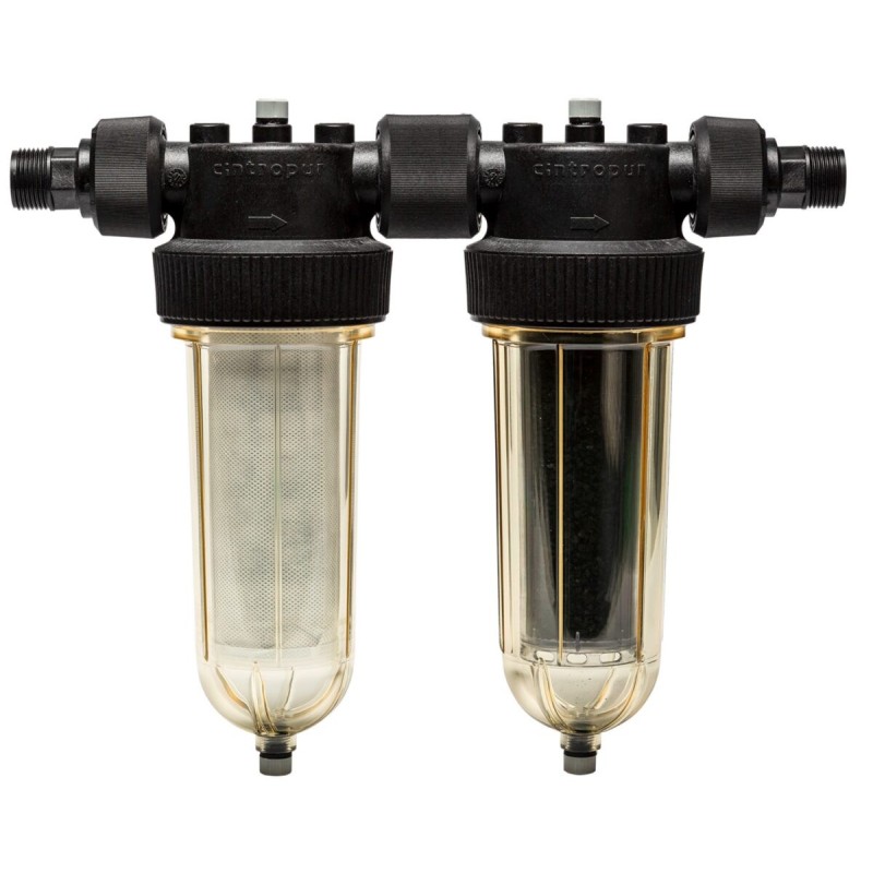 Cintropur NW 25 DUO – Double filtration tamis + charbon actif – 25 µm