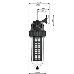 Cintropur NW 25 DUO – Double filtration tamis + charbon actif – 25 µm