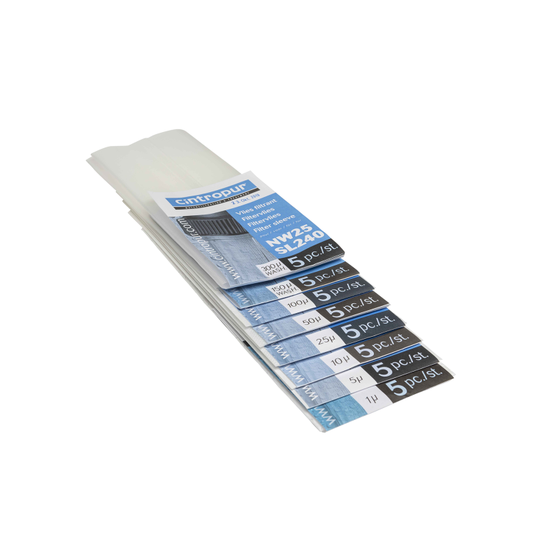 Set tamis Cintropur 25 µm – NW25 / SL240 – lot de 5