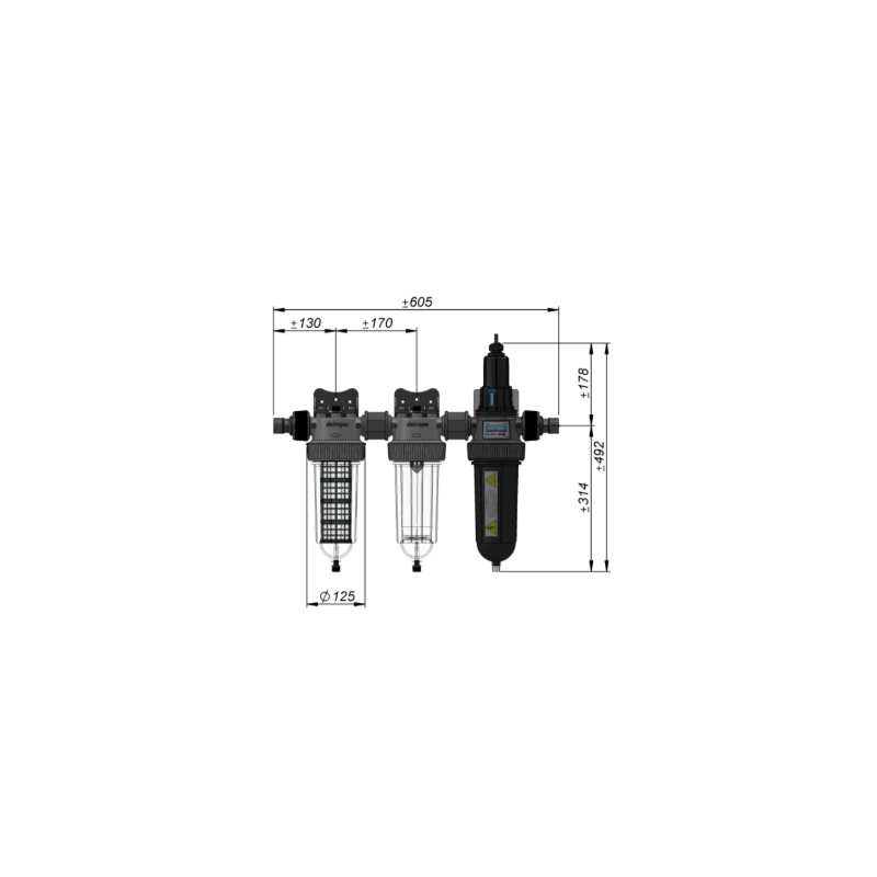 Cintropur UV TRIO-4100 – Stérilisateur UV 40W pour eau domestique et forage