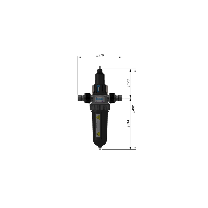 Cintropur UV 2100 – Stérilisateur UV 25W ultra compact pour eau domestique