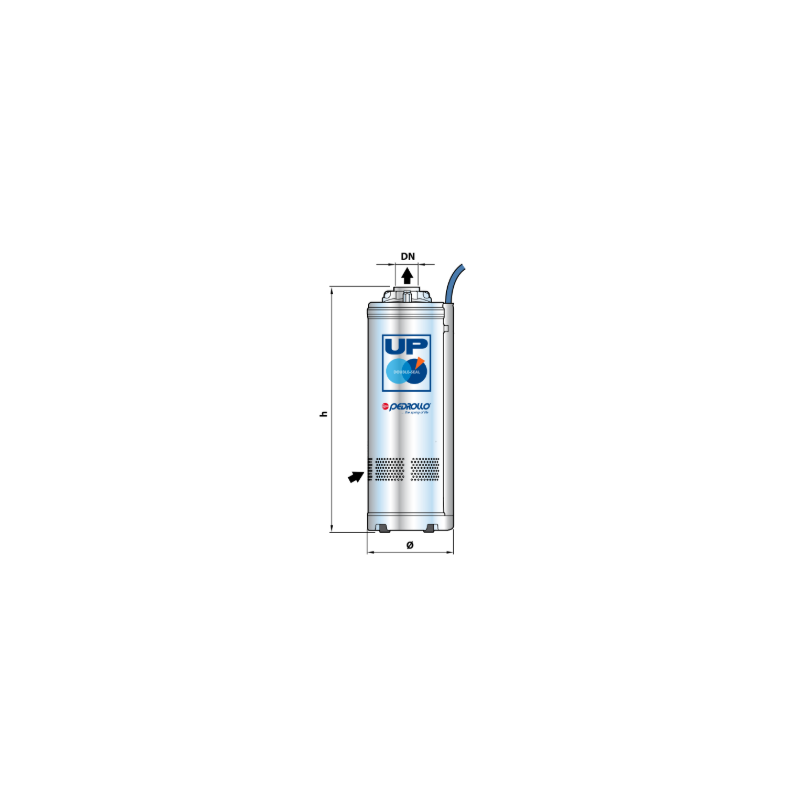 Pompe de puits et de forage 1,1 kW – Pedrollo UPm4/5-GE avec flotteur