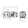 Pompe auto-amorçante pour puits et arrosage – Débit 3,6 m³/h