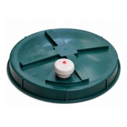 Couvercle PE SIMOP avec chapeau de ventilation pour BIOXYMOP 5 et 6 EH - CV2/349-L
