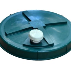 Couvercle PE SIMOP avec chapeau de ventilation pour BIOXYMOP 6 EH - CV2/349