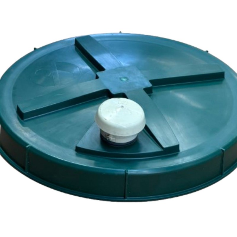 Couvercle PE SIMOP avec chapeau de ventilation pour BIOXYMOP 6 EH - CV2/349
