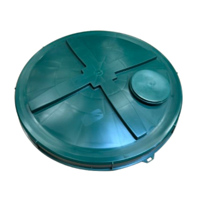 Couvercle injecté à visser SIMOP Ø 600 mm – Vert - CV600-I-V