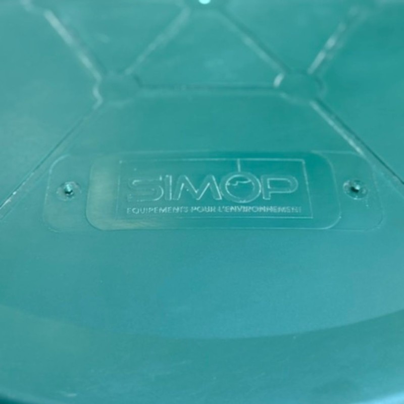 Couvercle SIMOP 3 verrous Ø 400 mm IBH (joint TPS 0,8)