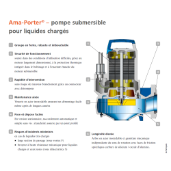 Pompe relevage 20 m³/h eaux usées – KSB AMA Porter 500 SE