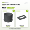 PACK REHAUSSE REGLABLE FILIERE BIONUT2 4/5/6 EH SORTIE BASSE