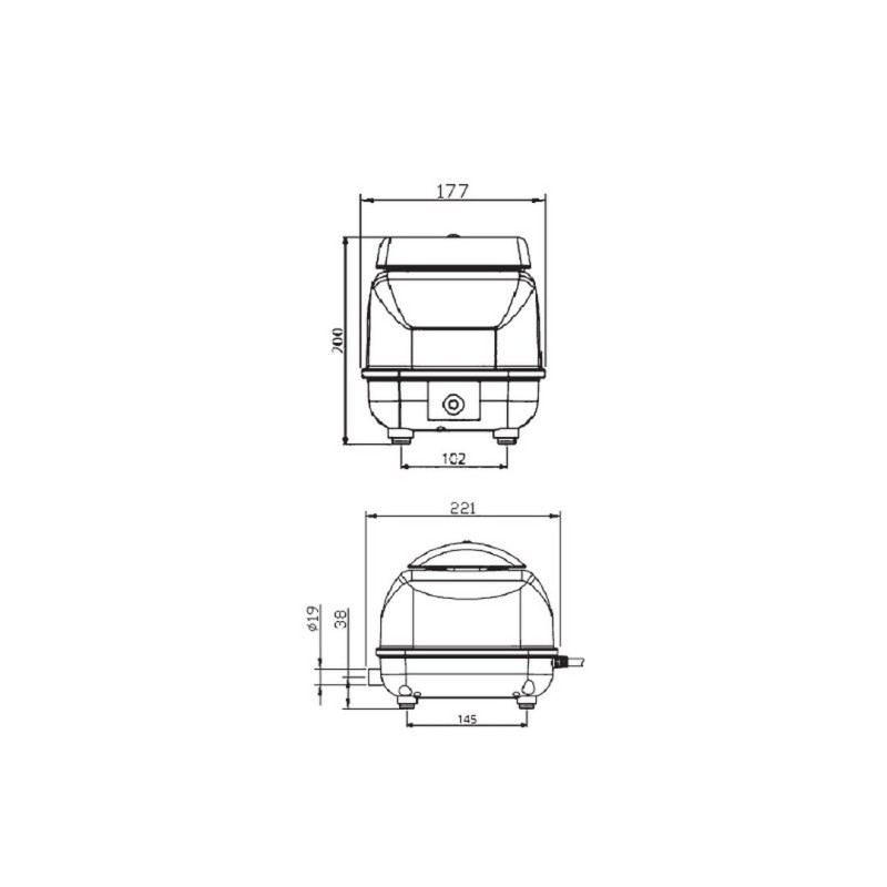 Compresseur a membrane Secoh JDK-40 microstation