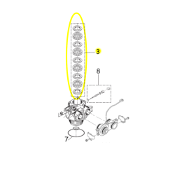 Kit joints + cages Fleck 5600 – entretien vanne eau froide