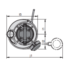 Pompe de relevage Calpeda GXCM 40-10 pour eaux usées