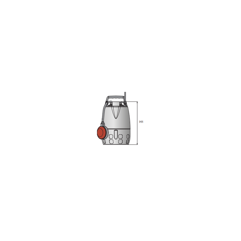 Pompe de drainage Calpeda GXVM 25-6 – Vortex 25 mm, inox, 10,2 m³/h