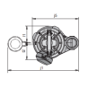 Pompe de relevage Calpeda GQSM 50-8 – Vortex 50 mm, monophasée