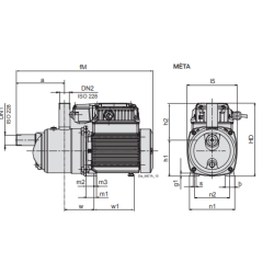 Pompe Calpeda META – Auto-amorçante inox vitesse variable