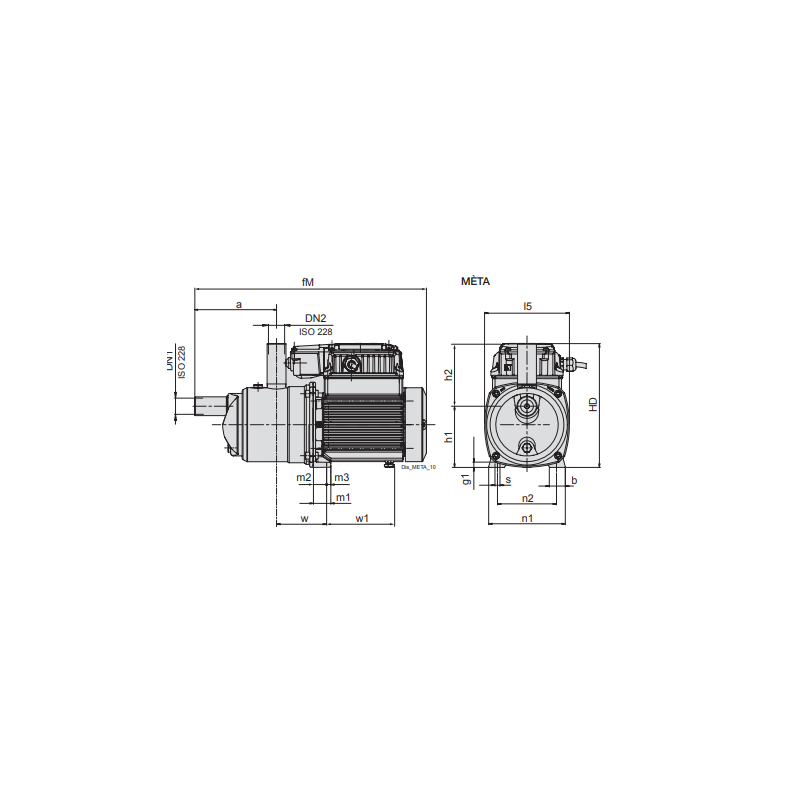 Pompe Calpeda META – Auto-amorçante inox vitesse variable