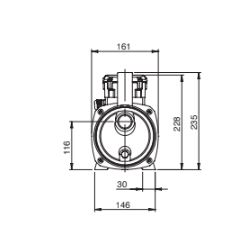 Pompe surpression Calpeda E-MXPM 404 – Compacte 6,5 m³/h