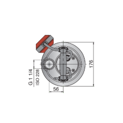 Pompe immergée pour eau de pluie Calpeda MPM 203 – 5 m³/h, 0,37 kW