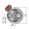 Pompe immergée pour eau de pluie Calpeda MPM 203 – 5 m³/h, 0,37 kW