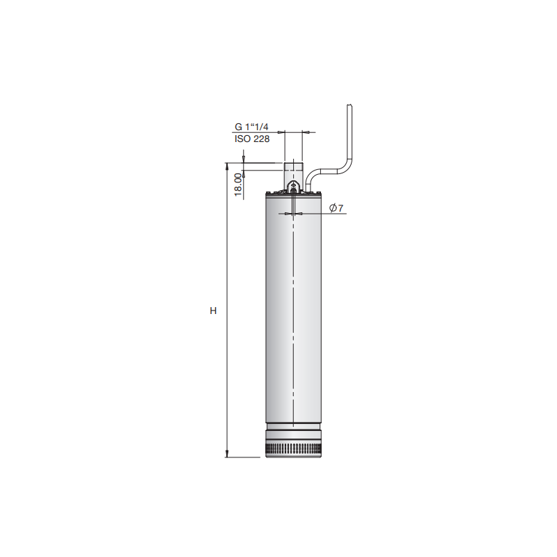 Calpeda E‑MPSM 305 SQ – pompe submersible automatique 0,75 kW