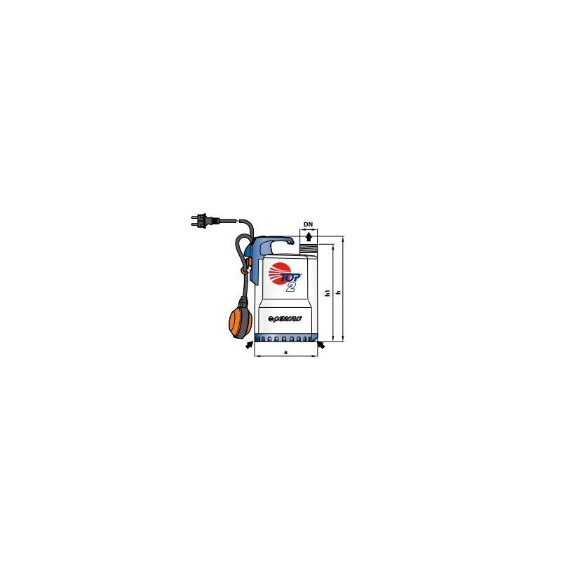 Pompe vide-cave eau de mer Pedrollo AR-12R LA – Débit 15,6 m³/h