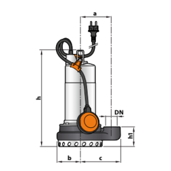 Pompe de relevage fonte pour eaux claires et légèrement sales – 18 m³/h