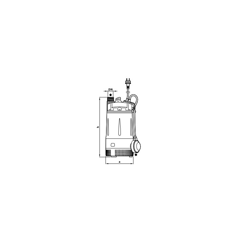 Pompe immergée pour arrosage ou récuperateur – 4,8 m³/h