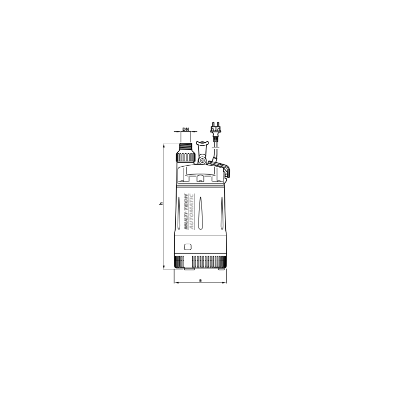 Pompe immergée automatique pour arrosage avec eau de pluie
