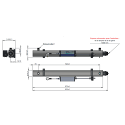 Réacteur UVSTART W75 – Désinfection UV pour eaux de puits et forage