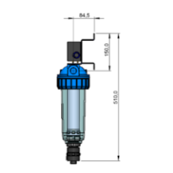 Réacteur UV GERMI ULTRA 500 E – Débit 800 l/h – Lampe 11 W
