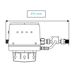 Réacteur UV LED sans mercure pour eau potable – 3 L/min, 230 V