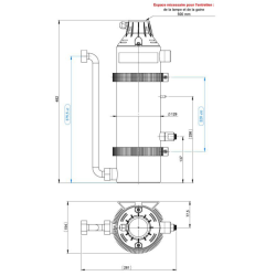 Réacteur UV compact pour désinfection de l'eau – 3,2 m³/h