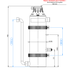 Réacteur UV 60 W pour désinfection de l’eau – UVPLUS W60